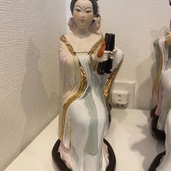 古代中国8種類楽器を持つ陶器製人形