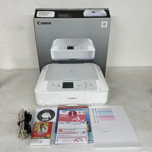 【canon】キャノン PIXUS MG6930 プリンター ピクシス インクジェットプリンター A4 中古 通電確認済 ジャンク 複合機 コピー機 外箱付 Y1011