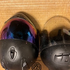 バイク用フルフェイスとジェットヘルメット