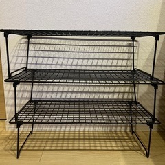 【お取引中】IKEA シューズラック グレイグ