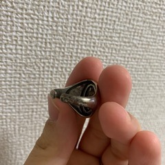 大ぶり リング🖤 ̖́-の画像