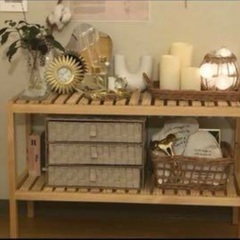 IKEA モルゲル風 木製 オープンラック