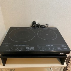 アイリスオーヤマ　2口IHクッキングヒーターの画像