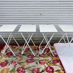 机イス4人分セット★ニトリテーブル★コーナンパイプチェア