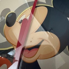 【Disney】ミッキーマウスの壁掛時計の画像