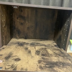 扉付き　カラーボックスの画像