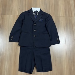 【ELLE】郵送可　フォーマル　スーツ　4点セット　入学式　入園式　卒園式　110 男の子の画像