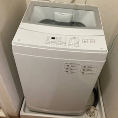 お取引中】全自動洗濯機 6kg ホワイト ニトリ