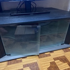 27日まで引取　テレビ台　黒