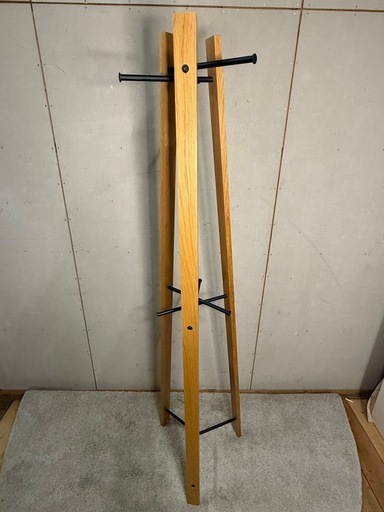 【575】木製ハンガーラック シンプルデザイン