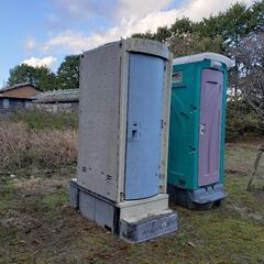 仮設トイレの画像