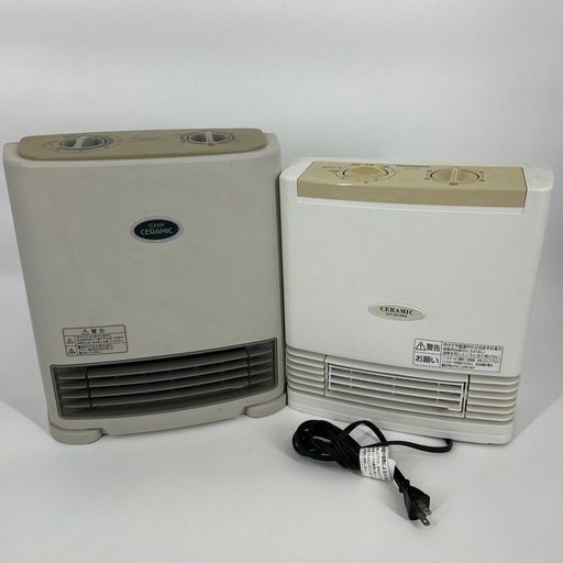 セラミックファンヒーター 2台セット　Panasonic SHARP