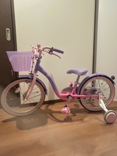 美品】ディズニー幼児車 ちいさなプリンセス ソフィア 自転車 18インチ