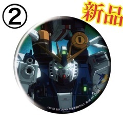 ②実物大νニューガンダム立像ホログラム缶バッジガンダムパーク福岡限定
