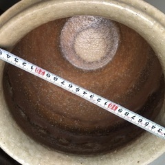 趣きある 壺 水瓶 植木鉢 睡蓮鉢 水鉢 メダカ鉢 フラワーポット 傘立て 焼き物 和モダンの画像