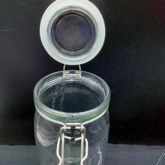 保存容器5点&ペーパーホルダー◆ガラス製◆展示品I-2502TW3の画像