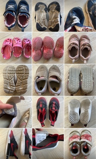 キッズシューズまとめ売り9足14〜16cm