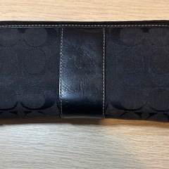 COACH ブラック　長財布の画像