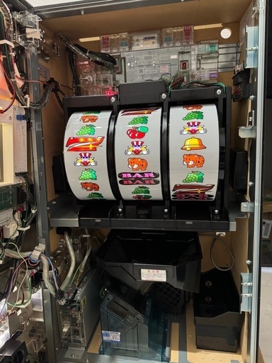 北電子 パチスロ スロット実機 マイジャグラー4 コイン不要機付 半ジャンク