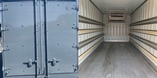No.892 保冷バン 4t 車 アルミ 箱 バイク 倉庫 トラック コンテナ 米 保管庫 物置 DIY
