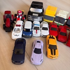 乗り物　ミニカー　セットの画像
