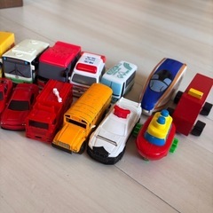 乗り物　ミニカー　セットの画像
