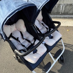 ココロン　ベビーカー　双子の画像