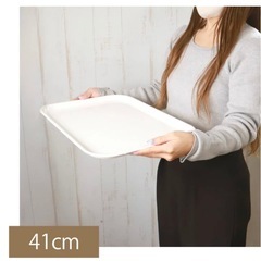美品/ミヨシ本舗白ノンスリップトレイの画像