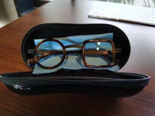 XIT フランス製 メガネ 成田悠輔さん 丸と四角