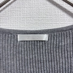 レディース　長袖ニット　セーター　ビジュー　綺麗め　華やか　伸縮性の画像