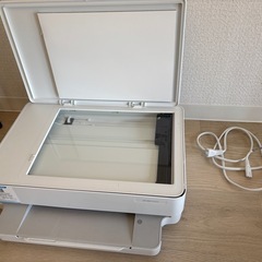 HP カラー プリンター A4インクジェット複合機 ENVY 6020 ホワイト スマホ印刷 Wi-Fi対応 自動両面印刷 テレワーク 光るステータスライト スマートタスクの画像