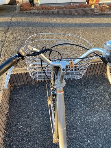 637 パナソニック新機種電動アシスト自転車viviFXSD26インチブルーボティー