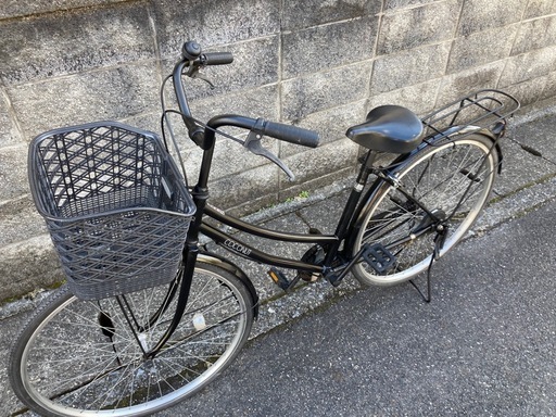 【27インチ自転車】変速なし　前後タイヤ、チェーン、鍵新品❗️スペアキーあり　若林自転車　膳所店　SALE中❗️