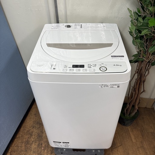 I616 ? SHARP 洗濯機 （4.5㎏） ⭐ 動作確認済 ⭐ クリーニング済