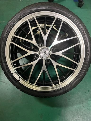 ホイール…ロクサーニスポーツ　16インチ5J 4H PCD100 +45  タイヤ…Economist ATR-K 165/40R16