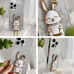 うさぎスマホスタンド（新品）ホワイトの画像
