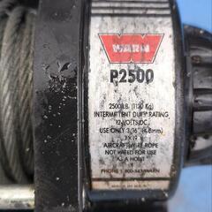 12v ウィンチ　WARN P2500    ジムニー　四駆の画像