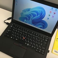 🍀【美品】 Lenovo ThinkPad X ■MS Office 2021／Win11／Core i5-7200U(2.3GHz)／８GBメモリ／SSD256GB／12.5インチ／Type-C／HDMI (8GB/SSD256GB) 「管理No6」の画像