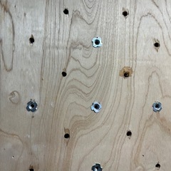 自作クライミングウォールの画像