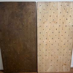 自作クライミングウォールの画像