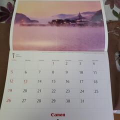 Canon　2025カレンダーの画像