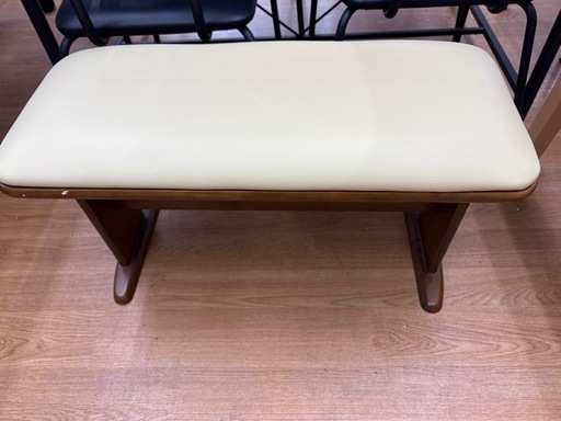 ☆ジモティー割引有☆ 大川家具/ﾍﾞﾝﾁﾀﾞｲﾆﾝｸﾞ4点ｾｯﾄ