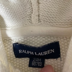 ラルフローレン ニットパーカー 90の画像