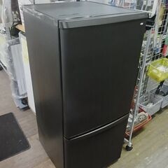 閉店セール中につき、通常特価29,678円より20％引きの23,742円!  Panasonic　パナソニック　パーソナル冷蔵庫　NR-B14HW-T　138L　2022年製　黒　マットブラック　2ドア冷蔵庫　ノンフロン冷凍冷蔵庫