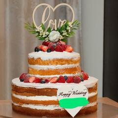 ケーキトッパー　ウェディング　結婚の画像