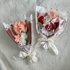 🧶毛糸で作った花束💐