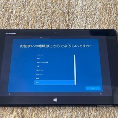 SHARP Windows10タブレット  Mebius Pad...