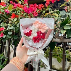 🧶💐毛糸で作った花束💐🧶