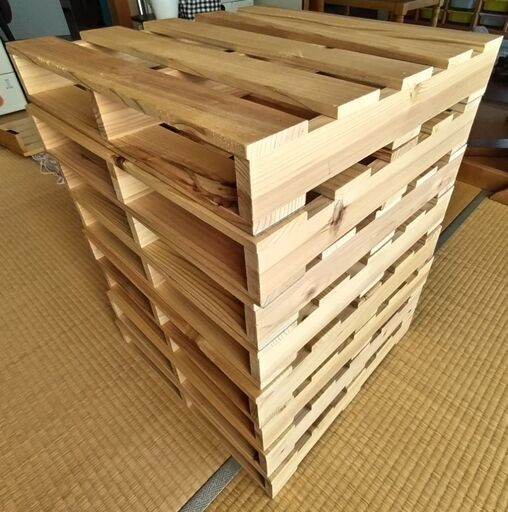 ※お値下げしました※　すのこベッド　杉　パレット　シングルサイズ
