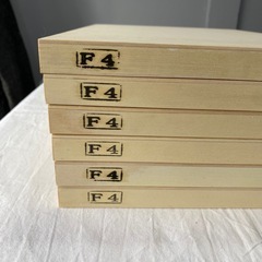 21】 木製 パネル F50号 2枚組 未使用 保管品